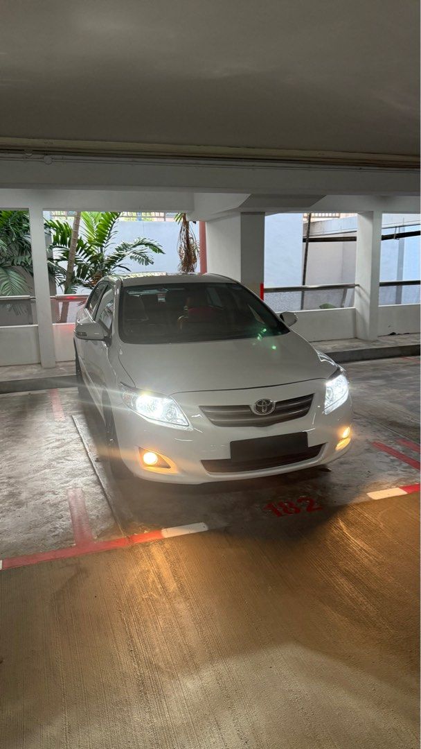Toyota Corolla Altis 1.6 Classic (A) (Category: Used Cars) located in Singapore. Submitted by ayid_afeef (Listing ID 1360399752, Image 1). Description: COE renewable after expiry on 31st July 2029 Direct Owner - Price negotiable Average 485km per full tank Not in a hurry to sell *New OBU installed *New Front Windscreen *New Sport Rims 16” *New Tyres *New Aircon Compressor and Condenser (08 Dec) *New Front and Rear Suspension (04 Dec) Well known f