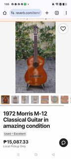 Vintage morris Classical Guitar