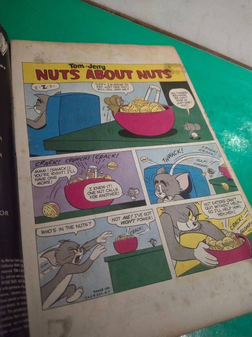 Vintage "TOM & JERRY" comics/3 issues/All from 1994/Cute & Funny! (Category: Comics & Manga) located in Del Monte. Submitted by zurckram777 (Listing ID 1360488061, Image 2). Description: 3 issues of TOM & JERRY comics. All from the year 1994. All are funny and hilarious. All have signs of wear and use But can still be appreciated. In VG cond. Lahat ito for P575..