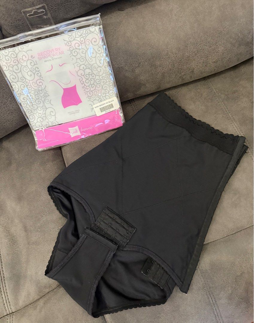 Wink Medical Grade Postpartum / Slimming Binder (Category: Maternity wear) located in Quezon City. Submitted by aestheticfinds_ph (Listing ID 1198565314, Image 1). Description: 💯 Authentic Used and sanitized Actual photo posted Bought in Urban Essentials Size XS / Color Black This compression garment is seamless under clothing, offering TWO LAYERS of silky strong and comfortable compression material. The Ultimate Postpartum Ultra bikini provides