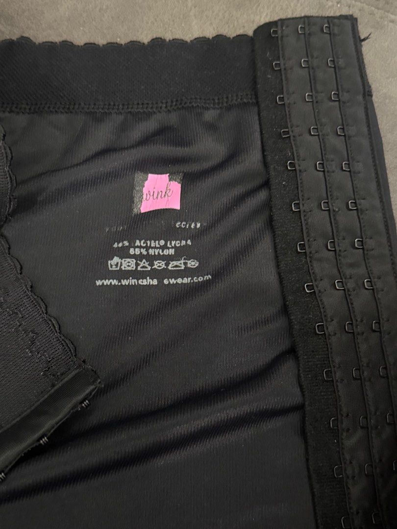 Wink Medical Grade Postpartum / Slimming Binder (Category: Maternity wear) located in Quezon City. Submitted by aestheticfinds_ph (Listing ID 1198565314, Image 3). Description: 💯 Authentic Used and sanitized Actual photo posted Bought in Urban Essentials Size XS / Color Black This compression garment is seamless under clothing, offering TWO LAYERS of silky strong and comfortable compression material. The Ultimate Postpartum Ultra bikini provides