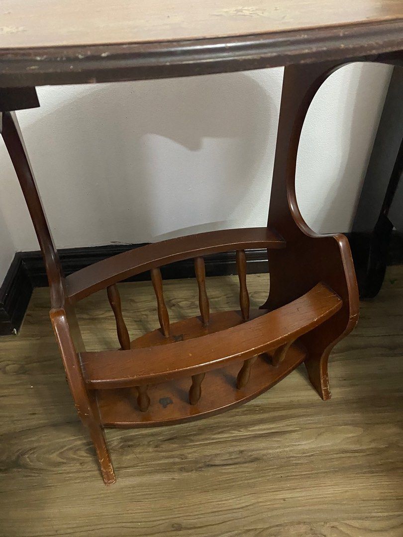 Wooden Bed Side Table (Category: Tables & Sets) located in Cavite. Submitted by f2squared_2nd_account (Listing ID 1360522939, Image 3). Description: Pickup Location: Royale Tagaytay Estates 900 each, 2pcs available. Buy both for 1,500.