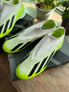 Adidas X CRAZYFAST LEAGUE IN SHOES (Size： EU46/US11.5/UK11）鞋帶款足球鞋64228427700995110