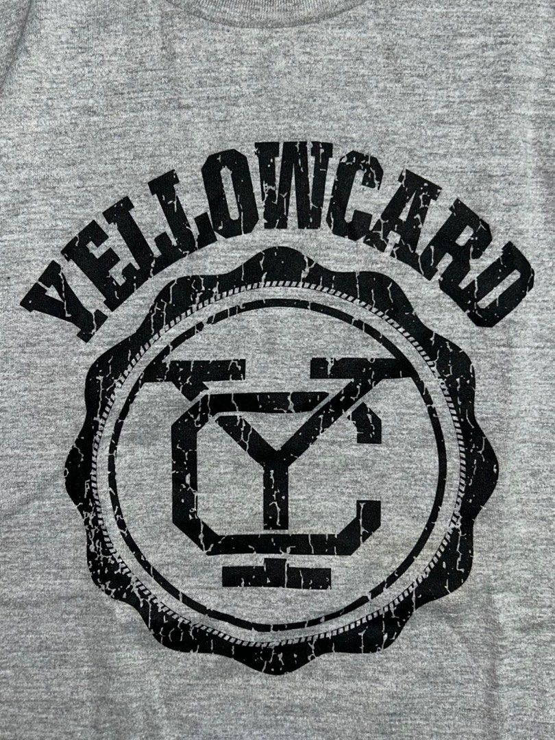 Yellow card band tee (Category: Tshirts & Polo Shirts ) located in General Santos City (Dadiangas). Submitted by byph_ (Listing ID 1360487738, Image 2). Description: Size small 18x26 dimes No issue Brand new condition .
