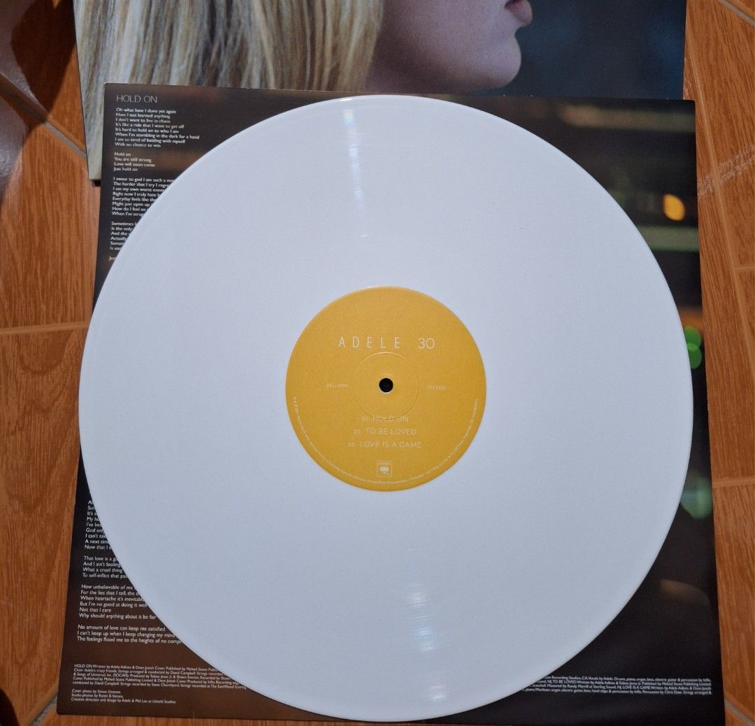 Adele - 30 (2 LP Limited White) (Category: Vinyls) located in Quezon City. Submitted by buyer8th (Listing ID 1360721344, Image 2). Description: -Selling my pre-loved Vinyl -no skips -well taken care of -VINYL IS IN GOOD CONDITION.