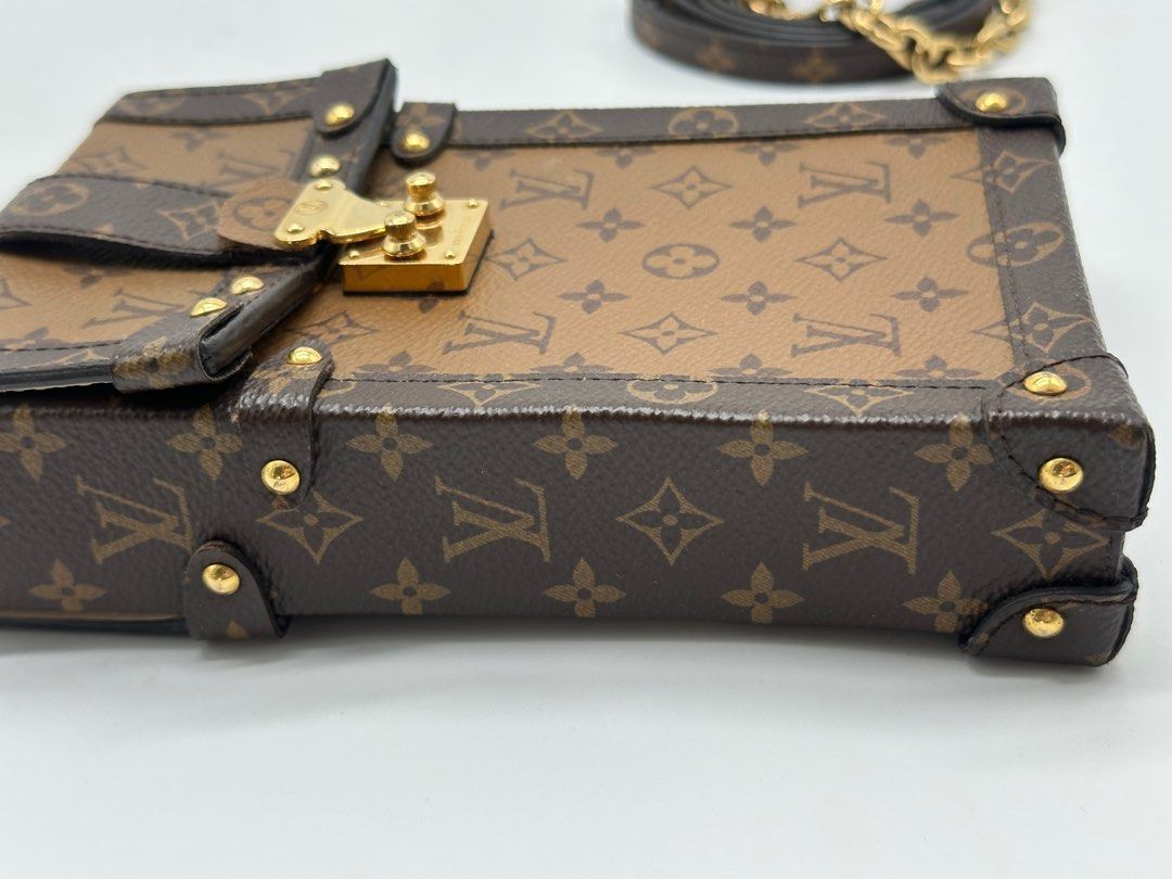 Authentic Louis Vuitton Vertical Trunk (Category: Luxury Bags & Wallets) located in Manila. Submitted by az.purse (Listing ID 1360722579, Image 3). Description: Comes with box, dustbag and entrupy certificate.