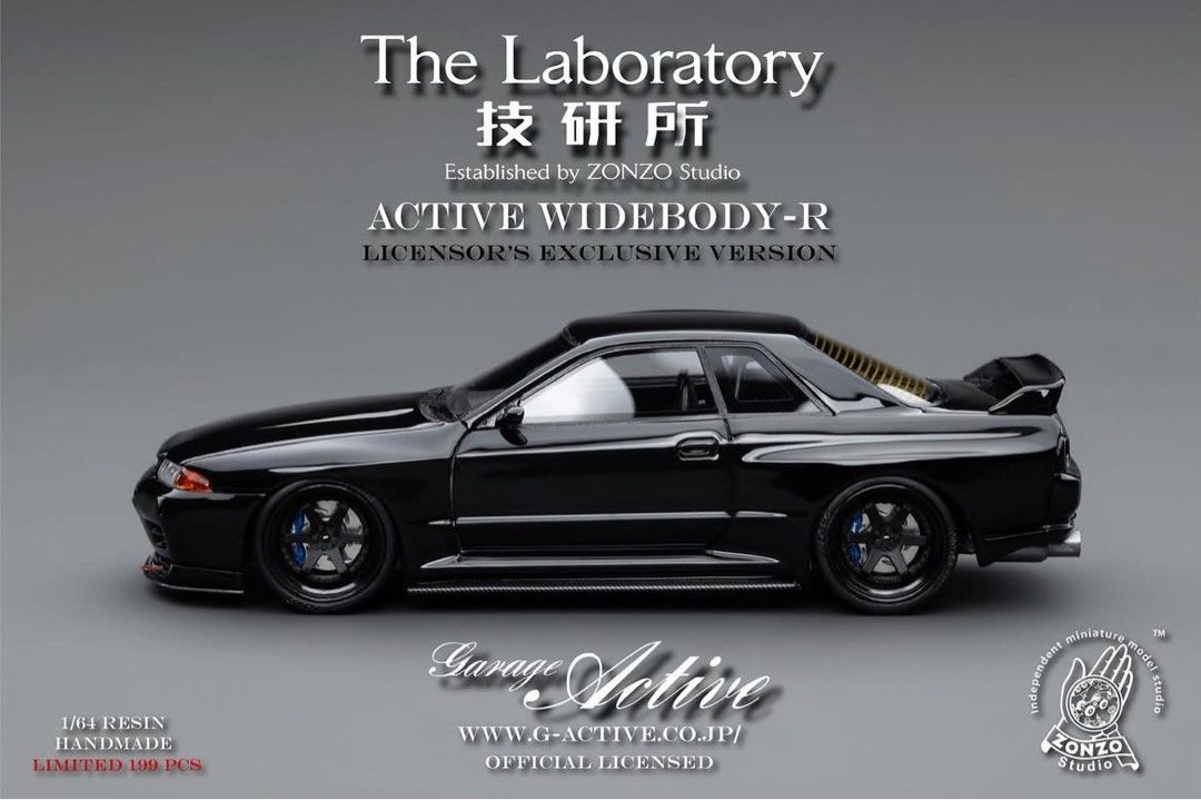 BLACK LICENSOR] 1/64 The Laboratory Zonzo GT-R R32 Garage