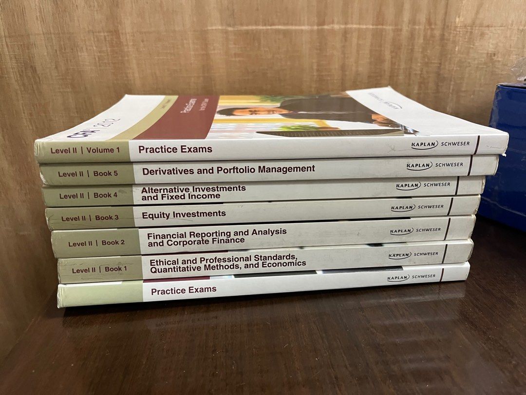 CFA Level 2 Program Curriculum Book Set Kaplan Schweser Chartered Financial Analyst (Category: Textbooks) located in Manila. Submitted by number0101 (Listing ID 1360618591, Image 2). Description: THIS AD WILL BE DELETED ONCE ITEM IS SOLD If you are able to read this, that means the item is AVAILABLE CFA (Chartered Financial Analyst) Level 2 Program Curriculum Book Set To be Sold as a set only What you see is what you get Meetup Robinsons Magnolia