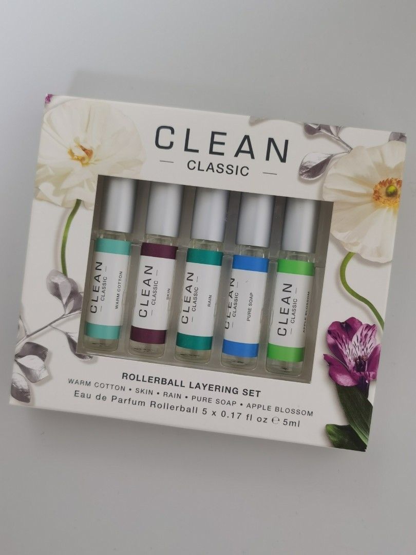 CLEAN Classic - Mini Rollerball Perfume Layering Set 5 x 5 mL 限量版滾珠香水套裝 ...