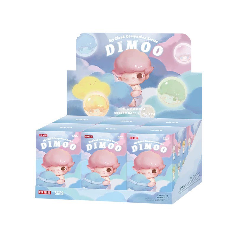 DIMOO My Cloud Companion Series-Cotton Doll Blind Box (6 in a case ...