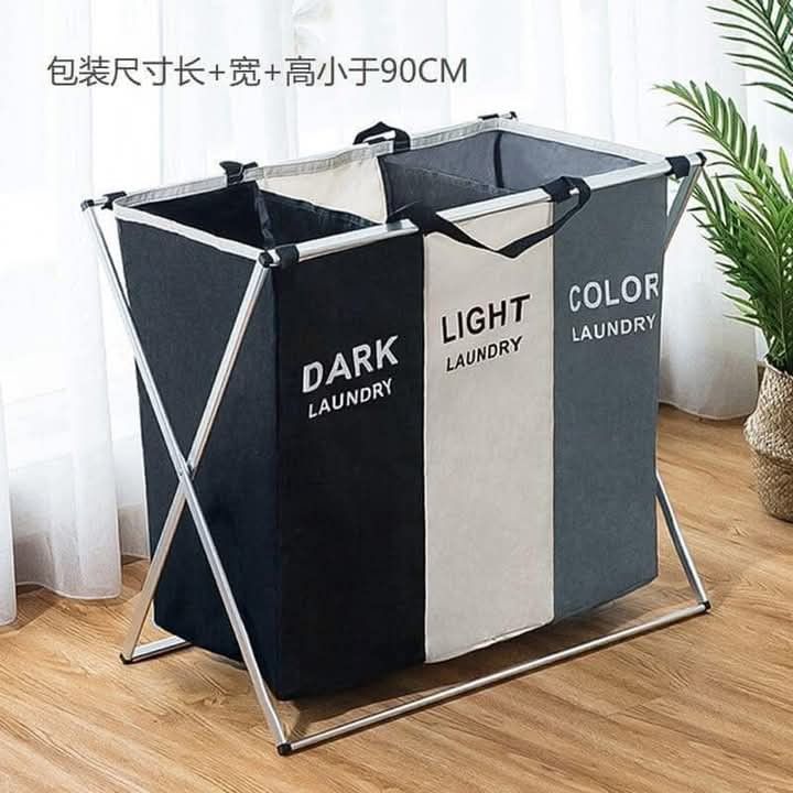 Dirty clothes storage (Category: Laundry Baskets) located in Manila. Submitted by dolorchris69891 (Listing ID 1360609071, Image 3). Description: 800 DIRTY CLOTHES STORAGE BASKET 📌 SIZE ：65 CM X 60 CM X 39 CM 📌 OXFORD CLOTH ☑️ NEW ARRIVAL.