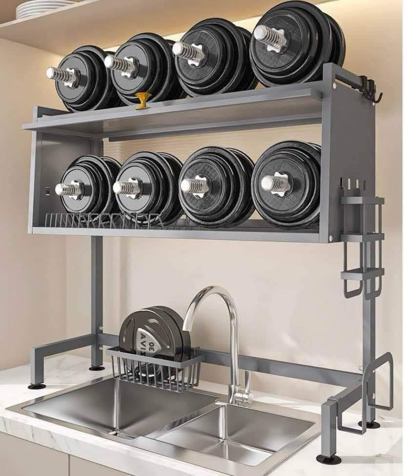 Dish rack (Category: Other Kitchenware & Tableware) located in Manila. Submitted by dolorchris69891 (Listing ID 1360599029, Image 2). Description: 1800 DISH RACK & COVER 📌SIZE ：85 CM 📌 ALL STAINLESS 📌 BLACK ONLY ☑️ NEW ARRIVAL.