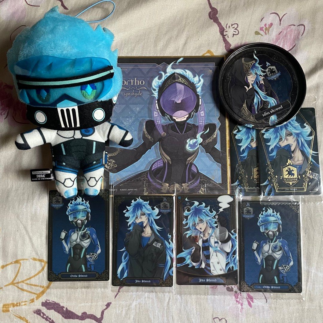 Disney Twisted Wonderland Ignihyde Set (Category: Character Goods) located in Cavite. Submitted by itsaya_ (Listing ID 1360650920, Image 1). Description: Disney Twisted Wonderland Ignihyde Set •1 ortho plushie •1 ortho shikishi •1 idia metal coaster •6 sealed metallic cards [Sold as a Set only; fixed price] Mop: gcash Mod: ggx/lalamove.