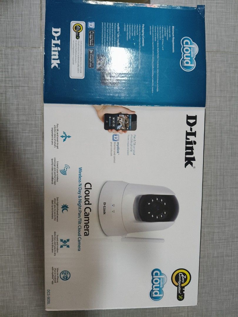 Dlink camera (Category: Office & Business Technology) located in Singapore. Submitted by alvinyeo8133183 (Listing ID 1360651159, Image 3). Description: wireless dlink camera, good for household use to monitor your home movement..