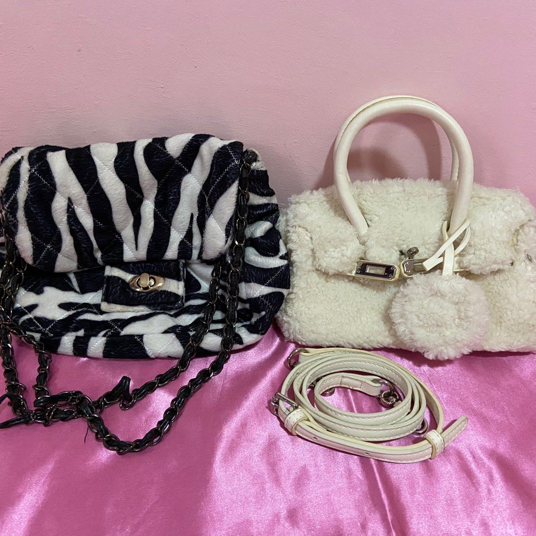 Fur bags bundle (Category: Shoulder Bags) located in Cavite. Submitted by declutterfinds. (Listing ID 1360632988, Image 1). Description: Zebra 8 x 3.5 x 6 inches White 8 x 3 x 4 inches.