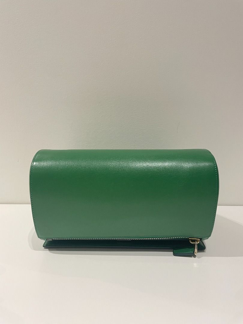 Givenchy Pandora Box Bag Green in Medium (Category: Luxury Bags & Wallets) located in Makati City. Submitted by gensfinds (Listing ID 1360630633, Image 2). Description: Inclusion: Dustbag Condition: Rarely used, very minimal flaws RFS: Decluttering.