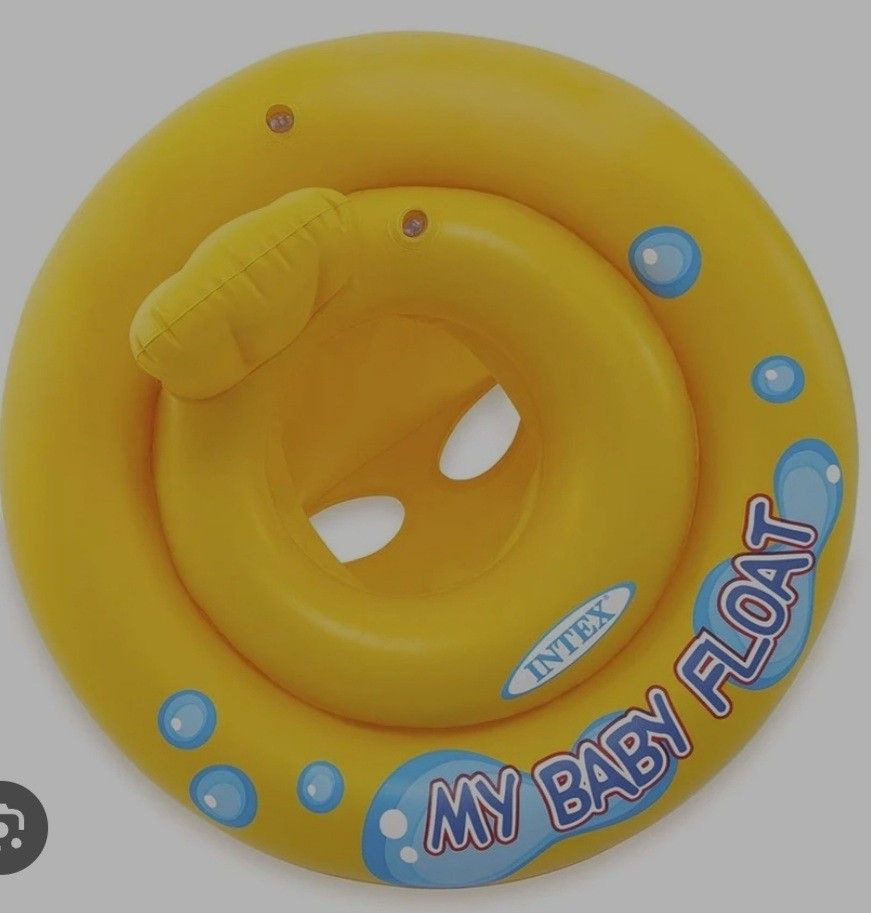 Intex My Baby Float, inflatable (Category: Infant Playtime) located in Quezon City. Submitted by littlefonsy (Listing ID 1360567759, Image 1). Description: Intex, My Baby Float. Selling as is, naka deflate. For 1-2 yo.