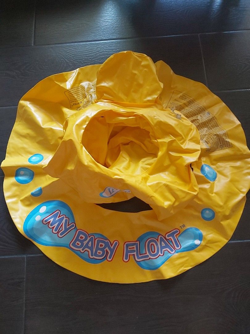 Intex My Baby Float, inflatable (Category: Infant Playtime) located in Quezon City. Submitted by littlefonsy (Listing ID 1360567759, Image 2). Description: Intex, My Baby Float. Selling as is, naka deflate. For 1-2 yo.