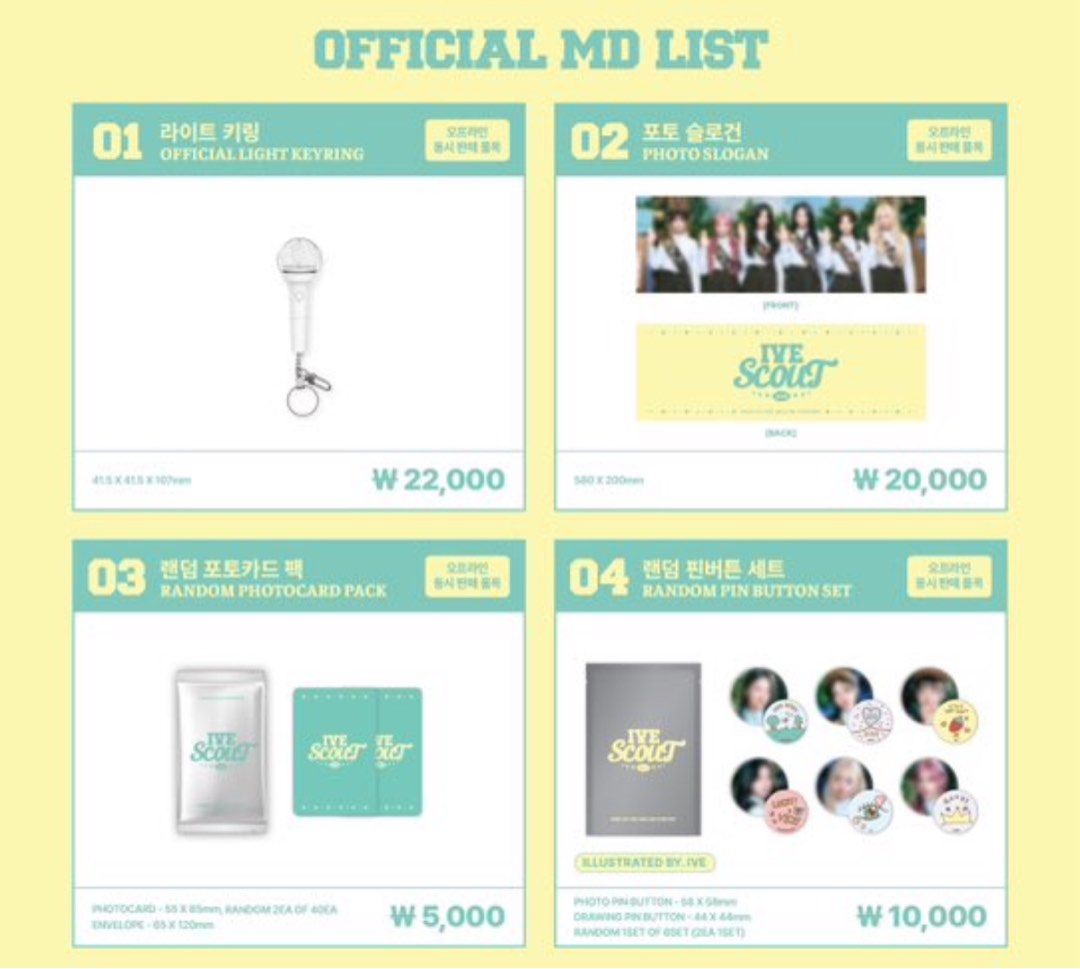 2025 IVE FAN SCOUT CONCERT トレカ　6枚セット IVE - [IVE SCOUT] (2025 THE 3RD FAN CONCERT OFFICIAL MD