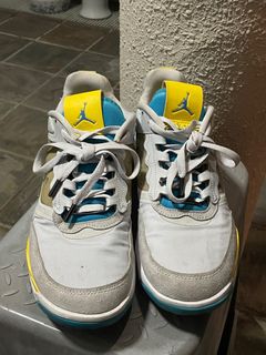 jordan air max 200 white blue yellow