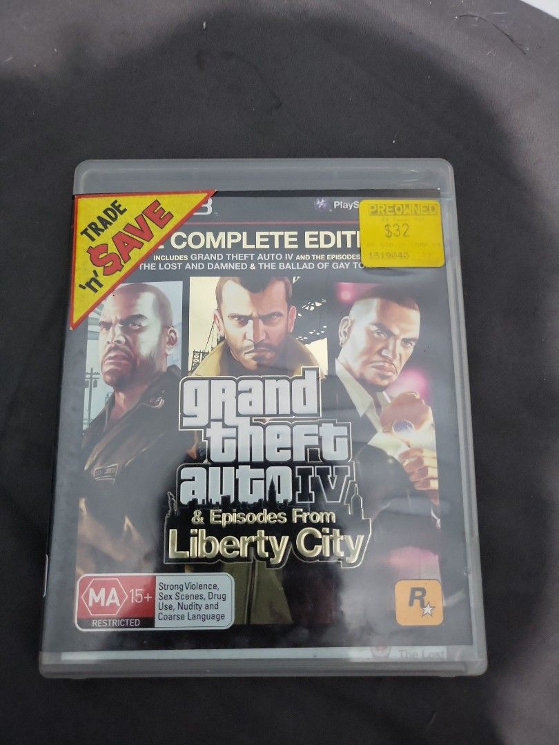 Grand Theft Auto IV Liberty City - PS3 Version Japon NTSC-J - Complet Bon état