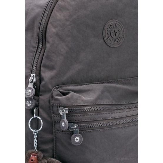 kipling - Bouree Carbon Grey (Category: Backpacks) located in Quezon City. Submitted by nylem (Listing ID 1360608682, Image 2). Description: Bought in Singapore DETAILS: - Solid tone wide backpack with logo patch - Polyamide - Zippered main compartment closure - 2 front zippered pockets - 2 side pockets - 1 inner zip pocket - 3 inner organizer slots - Lined interior - Inner key fob - Detachable signature monkey keychain - Adjustable shoulder stra