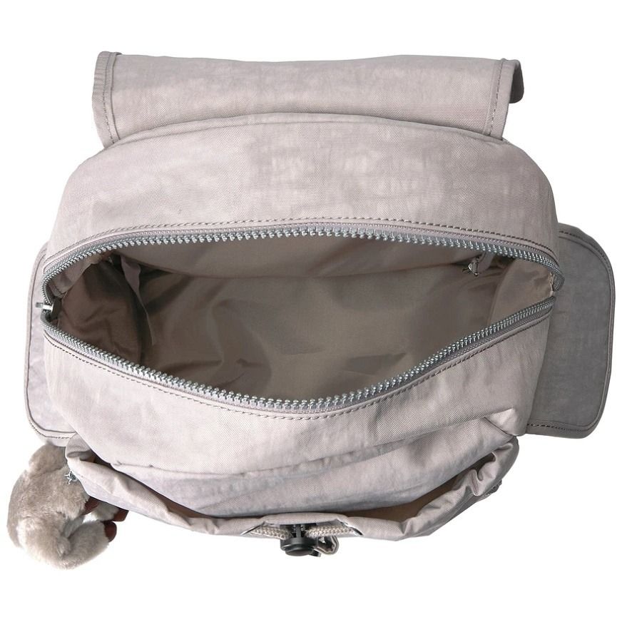 kipling - Queenie Carbon Grey (Category: Backpacks) located in Quezon City. Submitted by nylem (Listing ID 1360609765, Image 2). Description: Bought in Singapore Dimensions: 10"L x 13.25"H x 6.25"D Weight: 0.88 lbs. Features: Nylon Top handle Adjustable shoulder straps Front magnetic pocket Two front zip pockets Magnetic closure Zip around closure Monkey keychain Key clasp Imported.