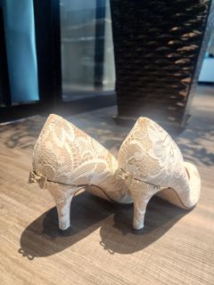 #Slimming #GoddessShoes #MadeinJapan #White #LaceHighHeels, high heels #MatchTulleElegant #MatchJeansStylish. #Jeans #Tulle64224419338370110