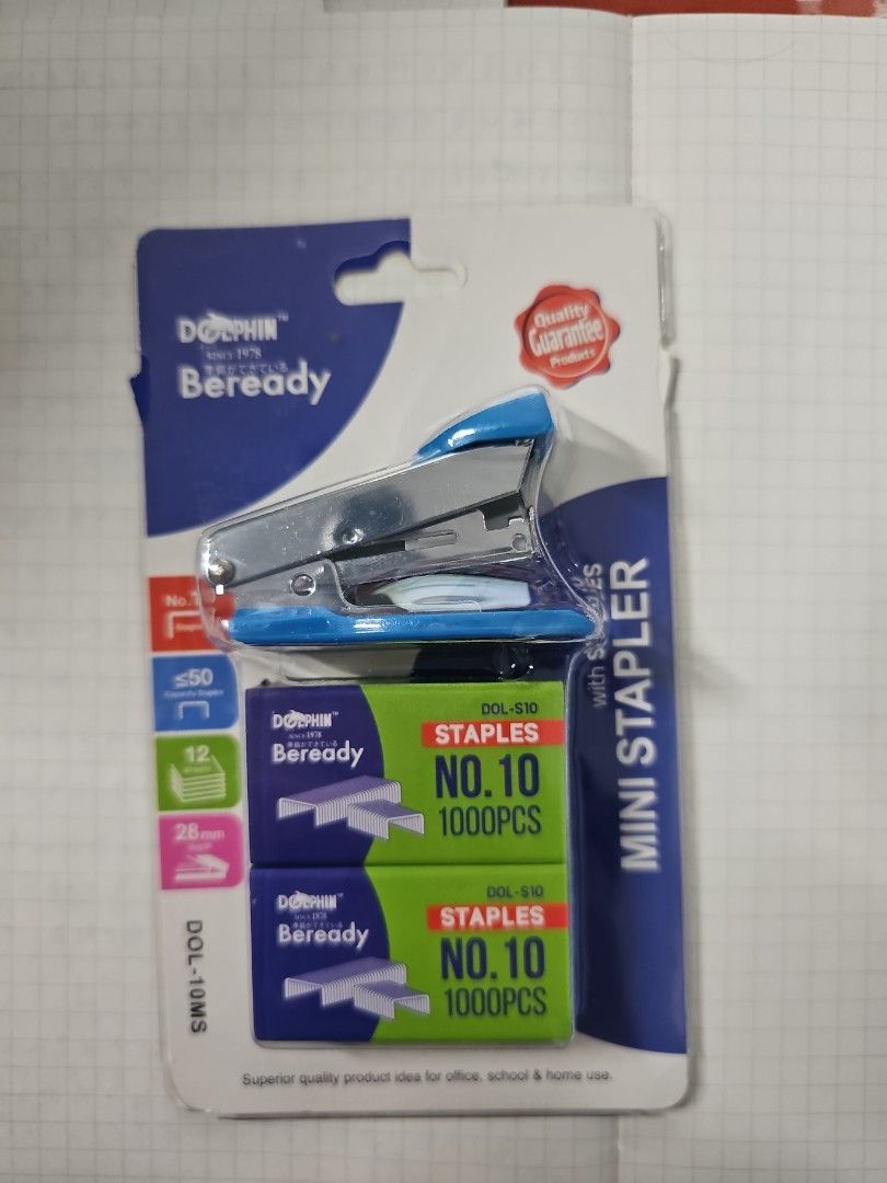Mini stapler set (Category: Stationery & School Supplies) located in Singapore. Submitted by jaeyin304 (Listing ID 1360570179, Image 1). Description: .