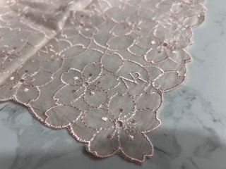 Nina Ricci 花花刺繡花邊方巾64200167257730110