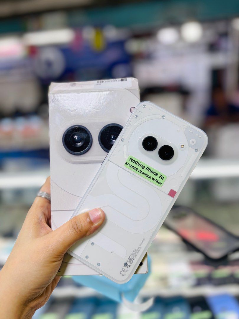 Nothing phone 2a 128GB openline no issues with box (Category: Android Others) located in San Juan City. Submitted by najihahtelecomshop2018 (Listing ID 1360722505, Image 3). Description: Legit Store | Original unit FOR SALE | TRADE / SWAP ▫️INSTALLMENT thru: 🔸Credit Card (straight / installment) 🔸Ggives / Gcredit + 6% interest 🔸Spay Later + 6% interest (RFS: Buy and Sell any kinds of Gadgets) Description: Nothing Phone 2a 128GB Openline ( Any 