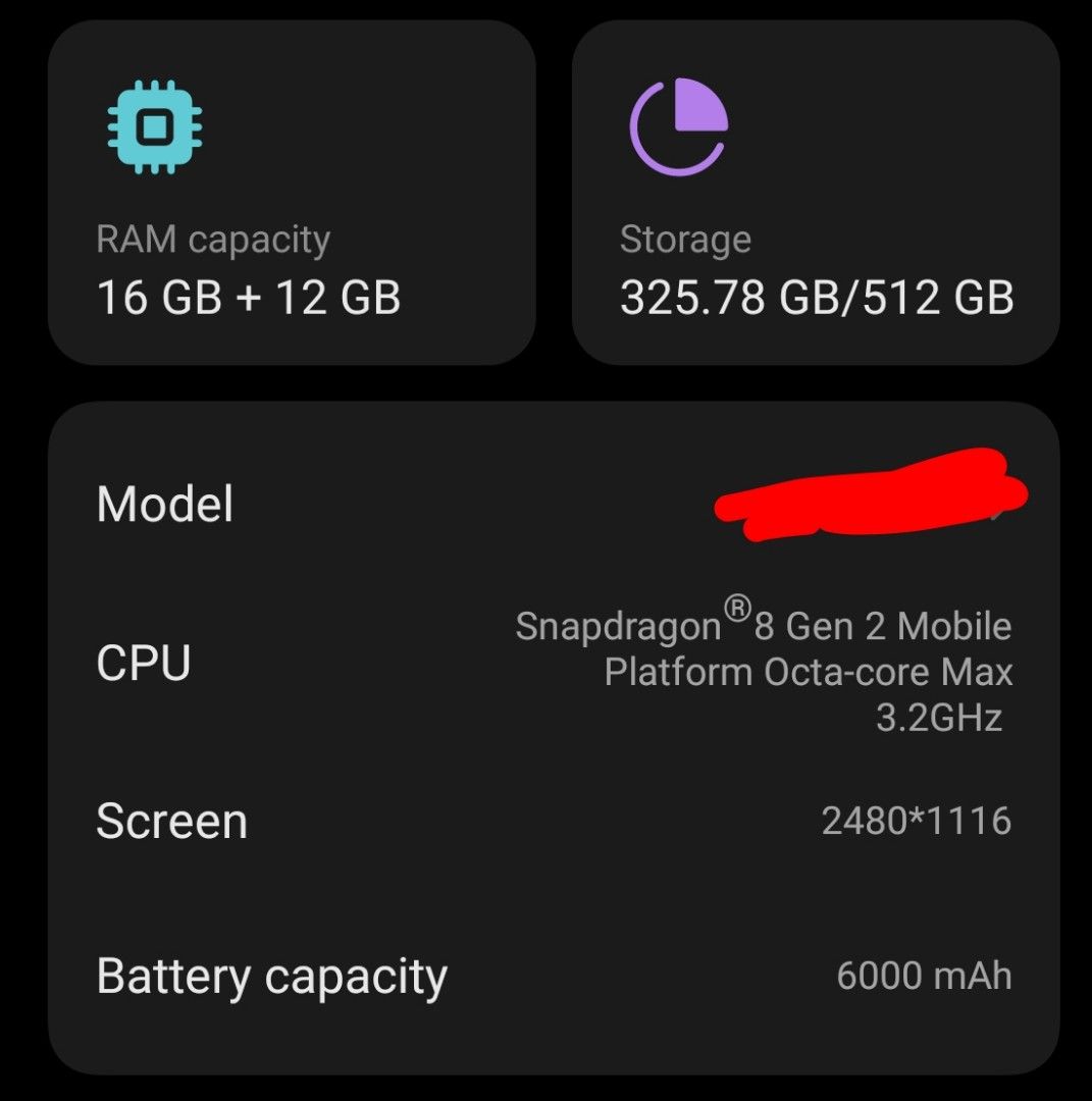 Nubia Redmagic 8 Pro 512gb VOID EDITION (Category: Android Others) located in Mandaluyong City. Submitted by jedjed1026 (Listing ID 1360665408, Image 2). Description: Barely used, looking to convert to Apple. PHONE IS WELL KEPT 16gb physical ram + 10gb digital 512gb ROM Adreno 740 Snapdragon 8 Gen 2 120Hz refresh rate 6.8 Amoled display 6000mah batt.