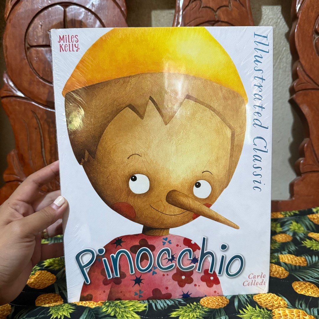 Onhand: Pinocchio Illustrated Classics (Category: Storybooks) located in Santa. Submitted by thefolklore (Listing ID 1360698661, Image 1). Description: Brandnew,Sealed Hardcover Authentic Copy Actual photos posted Onhand ready to ship The book might have some minimal flaw or dent due to shipping from UK/US to PH since the courier doesn’t use bubblewrap when shipping. .