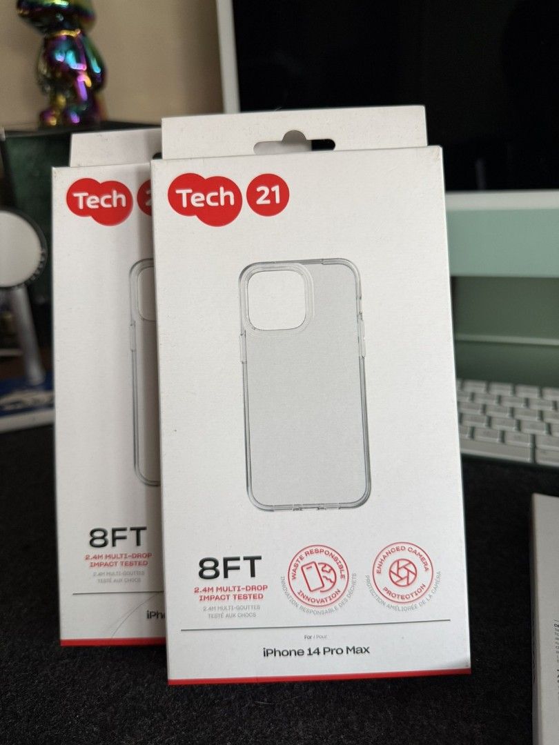 Original Tech21 Clear ShockProof Case for iPhone 14 (Category: Cases & Sleeves) located in Manila. Submitted by mercedgret74092 (Listing ID 1360607059, Image 3). Description: Available on hanf.