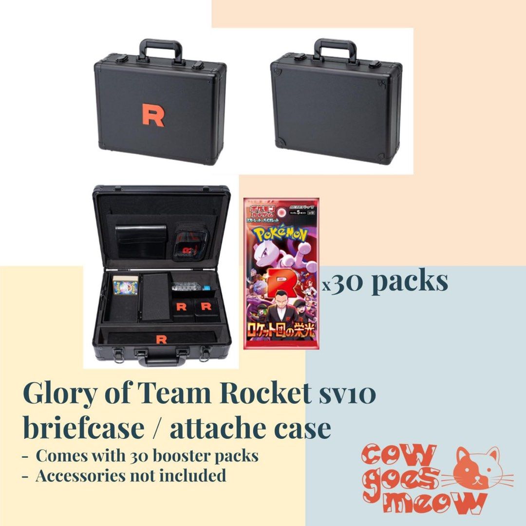 team rocket briefcase booster box Pokemon Scarlet & Violet Glory of Japanese Attache Briefca Japan2UK Pokmon TCG JP: The Glory
