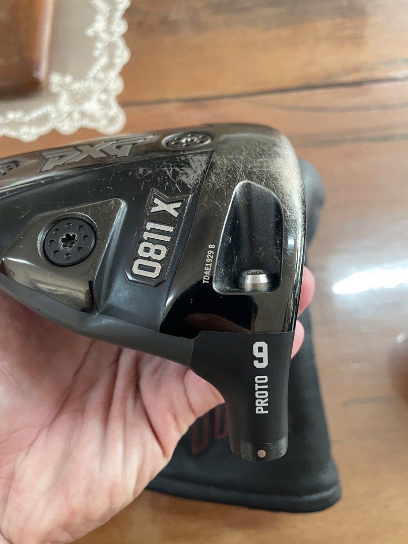 PXG 0811 x driver head (Category: Golf) located in Manila. Submitted by kyleramooos (Listing ID 1360639845, Image 2). Description: 9 degrees Head only no adaptor, with hc Has dent lang near hosel, doesnt affect performance.