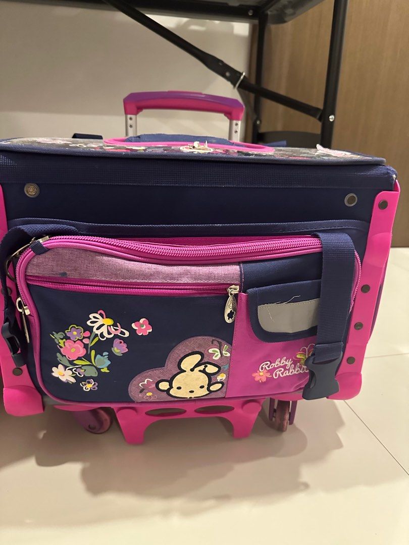 Robby Rabbit School Trolley (Category: Other Babies Going Out Needs) located in Pasig City. Submitted by bernamascarinas (Listing ID 1360686626, Image 2). Description: I have 2 trolleys available. Used but in good condition. Original price ₱6,800 Selling only for ₱2800 each.