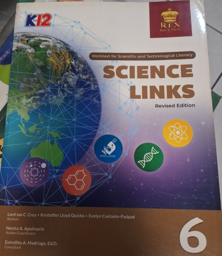 Science Links 6 (Category: Textbooks) located in Manila. Submitted by singingmamay (Listing ID 1360666196, Image 1). Description: slightly used location is binondo gcash payment only.