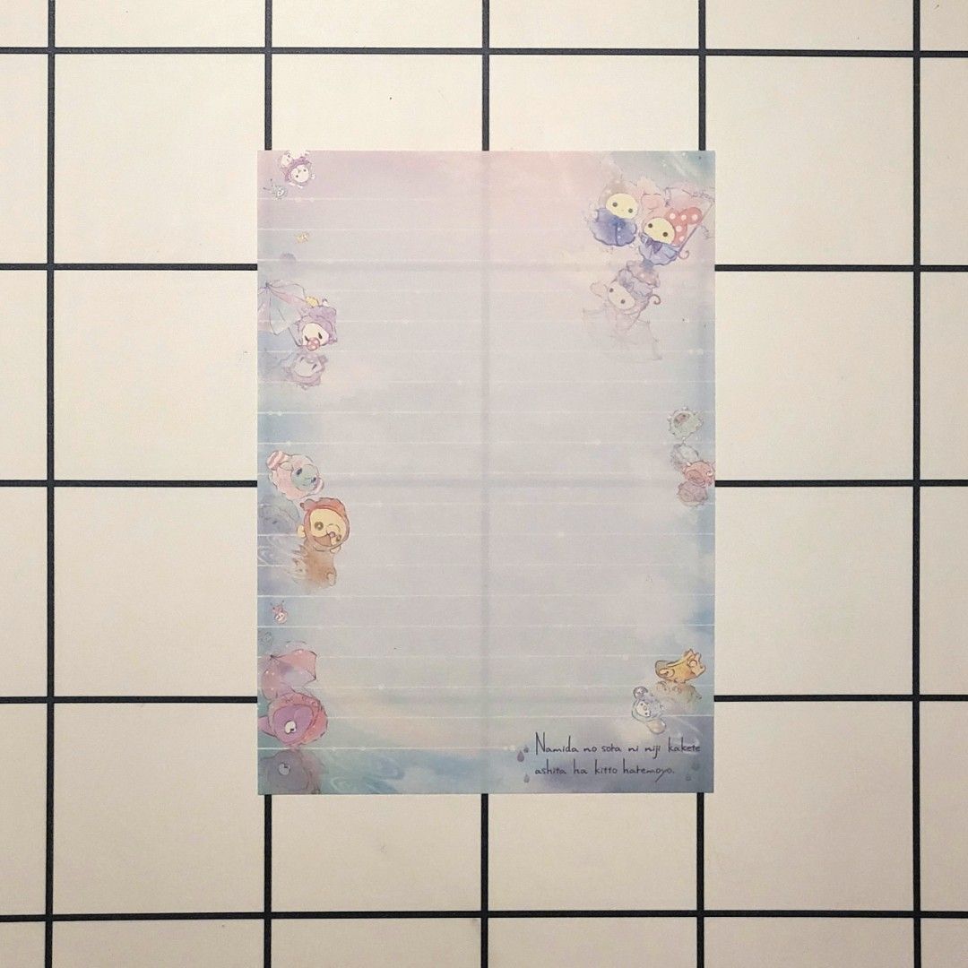 Sentimental Circus A6 Memo Sheets (Rain & Umbrellas 1) (Category: Stationery & School Supplies) located in Taguig. Submitted by kawaiipaper (Listing ID 1360588538, Image 3). Description: NOTE: I go by a "first offer, first serve" basis so please make an offer. The offers help me see who was first. In case the first one decides to let go of the item or is unable to pay on time, it goes to the next one and so on. Tingi po ang benta ko sa stationery
