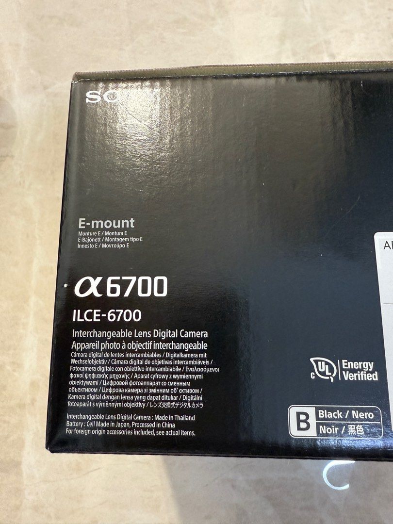 Sony A6700 (Category: Cameras) located in Singapore. Submitted by ac0511 (Listing ID 1360475968, Image 2). Description: Brand New with local warranty and receipt. Full box with all accessories body only, no lens. Self collect at Buangkok Mrt..