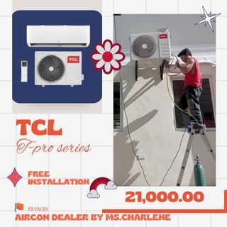TCL t pro series inverter split type aircon