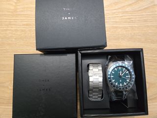 The James Brand × Timex Automatic GMT