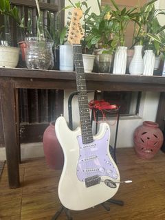 White Electric Guitar