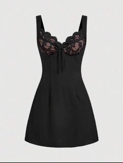 Women's Elegant Romantic Lace Panelled Bustier Midi Dress  For Summer Wedding Parties,Music Festival,Graduation Season,On Vacation,Graduation,Commuting, Dating,Teacher's Day,Elegant