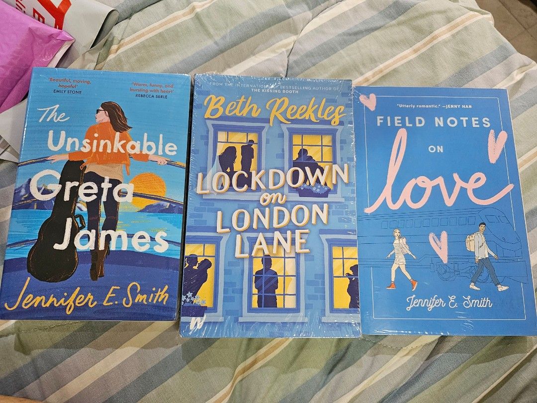 Ya books for sale (Category: Storybooks) located in Mandaluyong City. Submitted by marilovesbooks (Listing ID 1360613128, Image 2). Description: Greta James 400php Lockdown lane 350php Field notes on love 400php Emery Lord 400php HB each naka stock lang sa shelf never read.