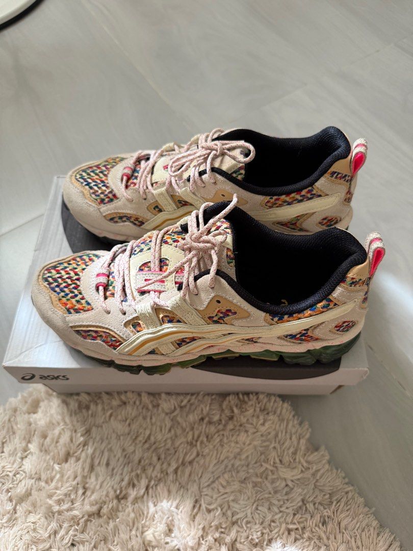 Asics Gel Nandi 360 (Category: Sneakers) located in Las Pinas. Submitted by lufstruck (Listing ID 1360730577, Image 1). Description: 8.5 womens Birch/Pure Gold.