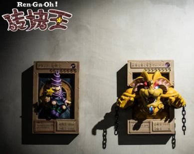 Bid Toys Ren Ga Oh！Black Plumber (Mario) and DARK DA,BA-BA (koopa/Bowser) SET OF 2 STATUES