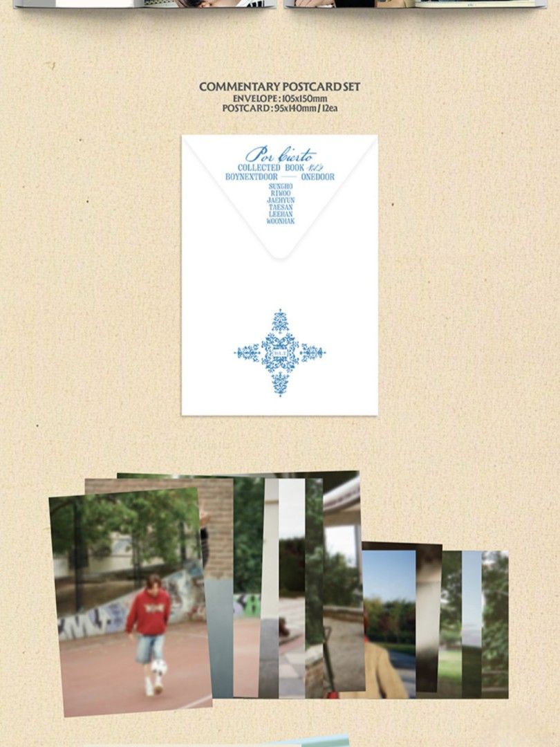 BOYNEXTDOOR COLLECTED BOOK VOL.2 SET (Category: Storybooks) located in Cainta. Submitted by shopchelonline (Listing ID 1360822167, Image 3). Description: BOYNEXTDOOR COLLECTED BOOK VOL.2 SET 🛒2,220.00(all in) + lsf 💎Pre-order - NO RUSH SHIPPING 💎Korea Pasabuy - NORMAL ETA 💎Colors may vary due to lighting. 💎Availability and price may vary 💎The outer case/box is simply for protecting goods. (Damages such as scratches, discoloration on the cas