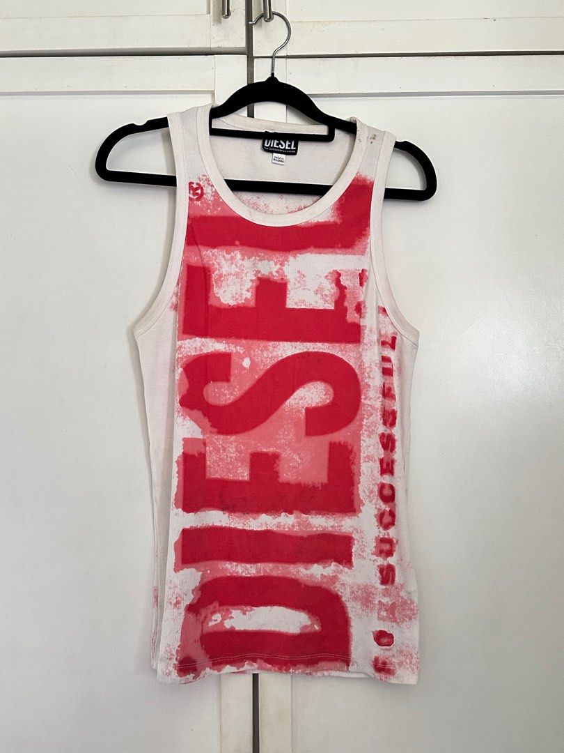 DIESEL Logo Tank Top (Category: Vests) located in Pasig City. Submitted by commonedit (Listing ID 1360460685, Image 1). Description: Diesel Logo Tank top.