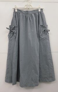 ehka sopo灰藍色口袋半身裙64235515229697110